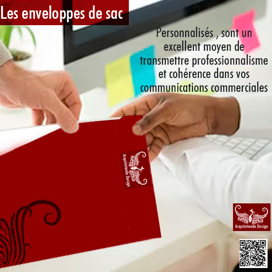 Créer des enveloppes de sac personnalisées comme identité de marque est un excellent moyen de transmettre le professionnalisme et la cohérence dans vos communications commerciales. 